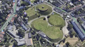 Aerial view of the Booster Station of Contrie Nantes France drinking water infrastructure project designed and supervised by setec consulting engineers