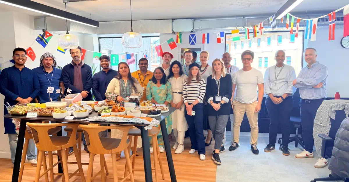 setec consulting engineers team celebrating Cultural Day in the Bristol office
